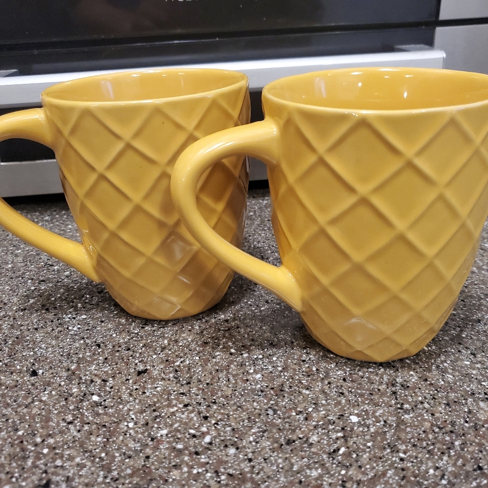 Two scm designs stoneware mugs